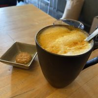 Chai latte: quite sweet, but yummy at Bloem in Amsterdam