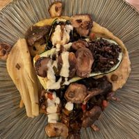 Stuffed zuchini  at Bloem in Amsterdam