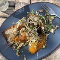 Tofu “egg” salad sandwich  at Bloem in Amsterdam