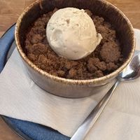 Strawberry-Rhubarb Crumble  at Bloem in Amsterdam