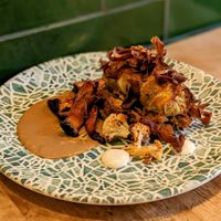 Vegan Roasted King Oyster Mushrooms at Bloem in Amsterdam