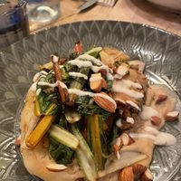 Fried pointed cabbage with rammenas gratin  at Bloem in Amsterdam