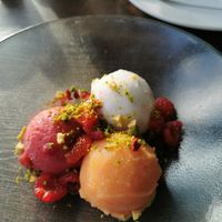 Sorbet at Danu Restaurant - Brehon Hotel in Killarney