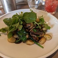 Pan fried potato gnocchi - very nice at Danu Restaurant - Brehon Hotel in Killarney