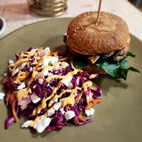 Vegan Breakfast bun at Seize in Wellington