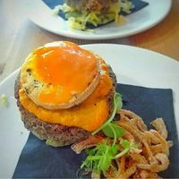 the vegan fried egg burger ?  at Seize in Wellington