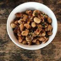 Lemongrass spiced nuts  at Annen Vegetarian & Yoga in Hoi An