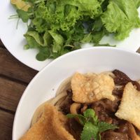 Vegan cao lau  at Annen Vegetarian & Yoga in Hoi An