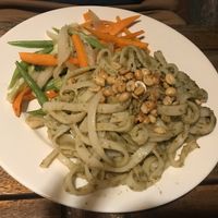 Pesto noodles  at Annen Vegetarian & Yoga in Hoi An