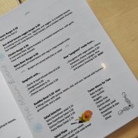 Menu at Nigella Bistro in Benalmadena