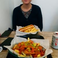 Sausages at Orinoco Vegan York in York