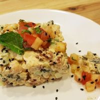 Vegan Olivier - Веганский оливье (не очень похож на вкус) at Loving Hut  in Moscow