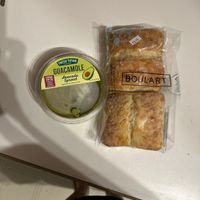 Best guacamole around for some avocado toast on ciabatta bread !! Yum!   at Fresh Thyme Farmers Market in East Lansing