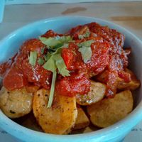 Patatas Bravas at Ambiente Tapas in Leeds