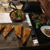 vegan feast  at Ambiente Tapas in Leeds