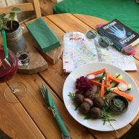 Raw falafel ❤️ at RA Family in St Petersburg