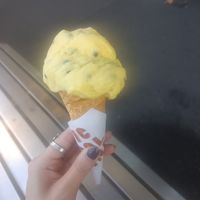 passionfruit sorbet at Piccolina Gelateria in Hawthorn
