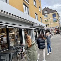 outside at Die Mehlwerkstatt in Cologne