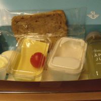 Vegan breakfast (Stockholm to Malmö) at SJ - Swedish Railways in Stockholm
