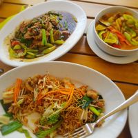 Vegan dishes at Aroydee in Frankfurt