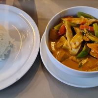 Vegan red curry at Aroydee in Frankfurt