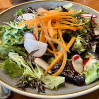 Simple salad  at Pfriem Family Brewers in Hood River