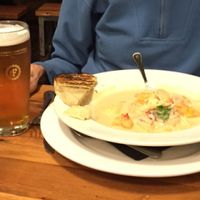 our vegan meal and great beer.  at Pfriem Family Brewers in Hood River