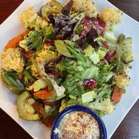 Sebze Salata (order with hummus)   at Cafe Turko in Seattle