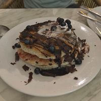 Chocolate Strawberry Pancake  at Green Bar in Makati
