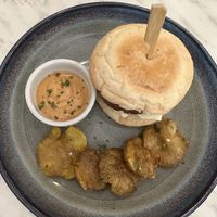 Sausage and egg McMuffin   at Green Bar in Makati