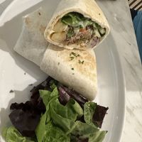 Falafel wrap  at Green Bar in Makati