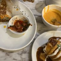 Ordered the red bean burrito and the Korean bbq burrito with a side of nacho cheese.. excellent meal, beautiful layout, exceptional service!  at Green Bar in Makati