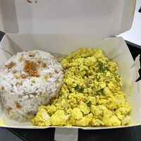 Rice gluten-free option  at Green Bar in Makati