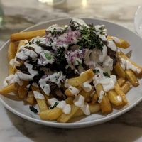 Gyros Fries 🍟(385PHP) at Green Bar in Makati