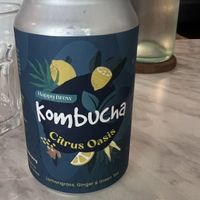 Kombucha (was very good, not like others from a can)  at Green Bar in Makati