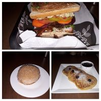 Vegan donut, vegan blt, vegan pancakes.  at Green Bar in Makati