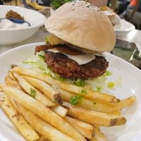 Wild thing bacun cheeseburger at Green Bar in Makati