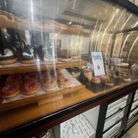 Donut case  at Green Bar in Makati
