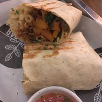 Mac and cheese burrito at Green Bar in Makati