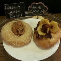 Candy bowl and Elvis donut🍩🍩🍩 at Green Bar in Makati