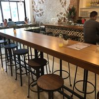 tall table at Green Bar in Makati