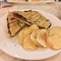 Sandwich and chips at Green Bar in Makati