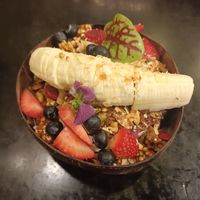 Acai bowl (I added pea protein and you couldn't even taste the protein at all - like you can with some powdery ones!) at Seedling Cafe - Flinders in Melbourne
