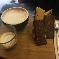 The peanut butter slice was awesome!  at Seedling Cafe - Flinders in Melbourne