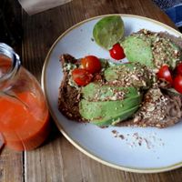 A vegan sandwich. at By Lima in Haarlem