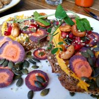 A vegan sandwich. at By Lima in Haarlem