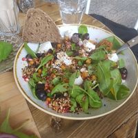 goats cheese veggie bowl at By Lima in Haarlem