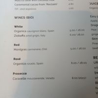Wine menu (English, June 2025) at By Lima in Haarlem