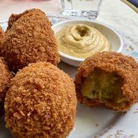Bitterballen ai funghi  at By Lima in Haarlem