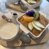 Appel crumble vegan   at By Lima in Haarlem